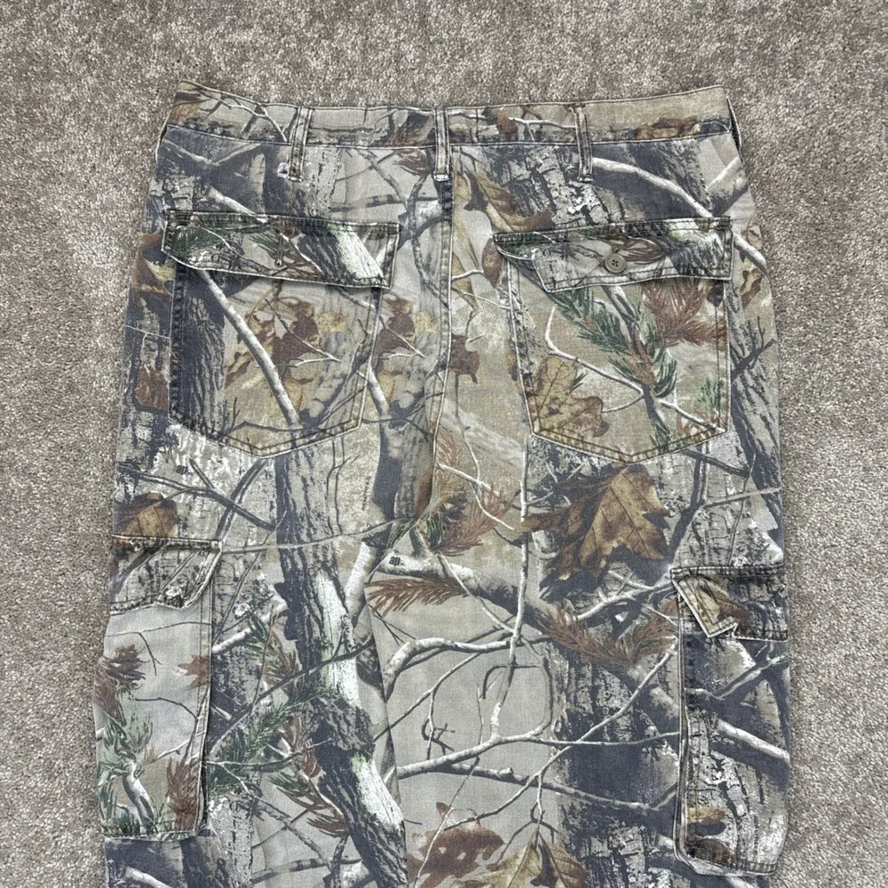 Vintage Y2K Realtree Camo‎ Baggy Cargo Pants Large (36x31)